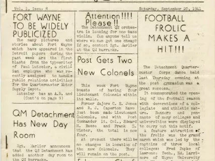 Newsletter - Truck Tracks, Vol. I, Issue 8