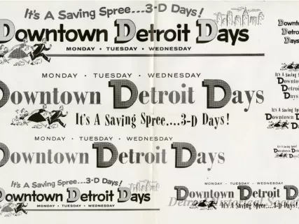 Sign - Downtown Detroit Days