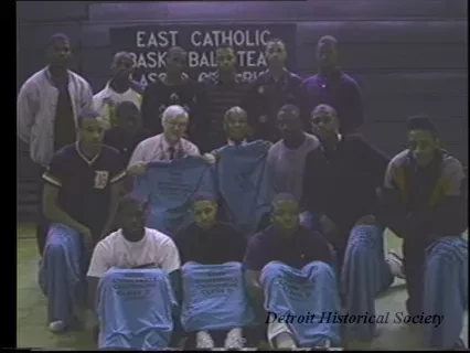 U-Matic - Fred Martin @ East Catholic & Southwestern High Schools for Basketball Championships 4-9-90