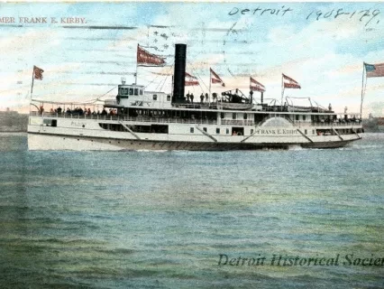 Postcard - Steamer Frank E. Kirby