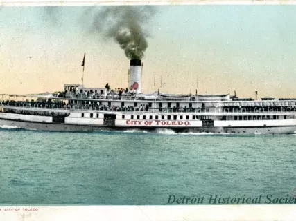 Postcard - 7656.  Str. City of Toledo