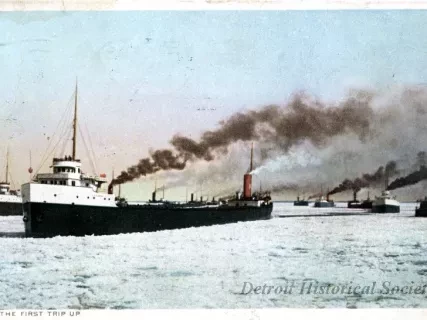 Postcard - 12502 The First Trip Up