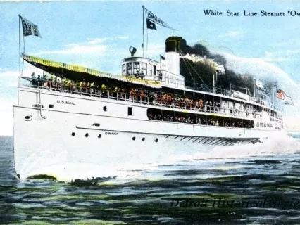 Postcard - White Star Line Steamer Owana