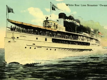 Postcard - White Star Line Steamer "Owana"