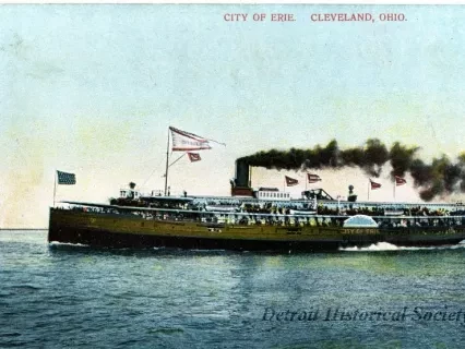 Postcard - City of Erie, Cleveland, Ohio