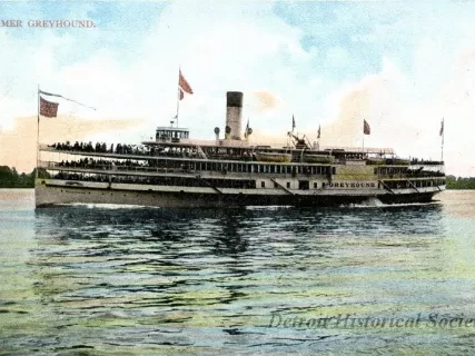 Postcard - Steamer Greyhound, White Star Line