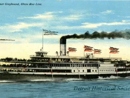 Postcard - Steamer Greyhound, White Star Line