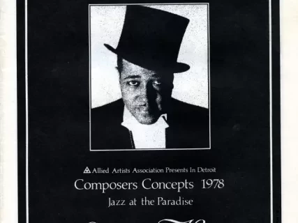 Program - Composers Concepts 1978
Jazz at the Paradise