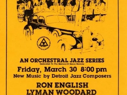 Advertisement - Detroit Jazz Composers "Live" at the Paradise Theatre 1979