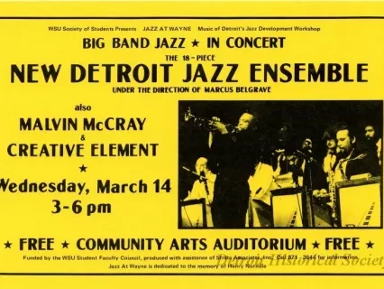 Advertisement - New Detroit Jazz Ensemble