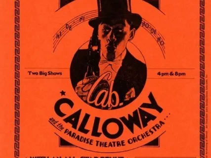 Advertisement - Cab Calloway and the Paradise Theatre Orchestra
