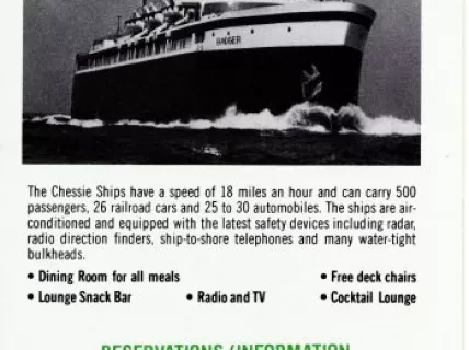 Brochure - Chessie System
Lake Michigan Autoferry Service
