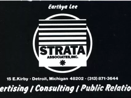 Card, Business - Earthya Lee
Strata Associates, Inc.