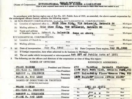 Report, Annual - Michigan Annual Report
Non-Profit Corporations - 1952