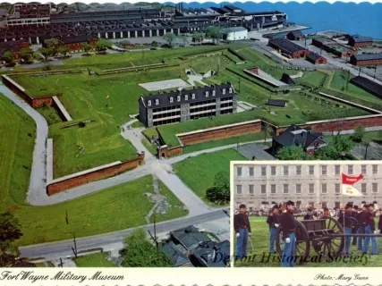 Postcard - Fort Wayne Military Museum