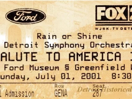 Ticket, Admission - Salute to America IX