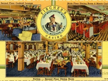 Postcard - Fischer's Casino