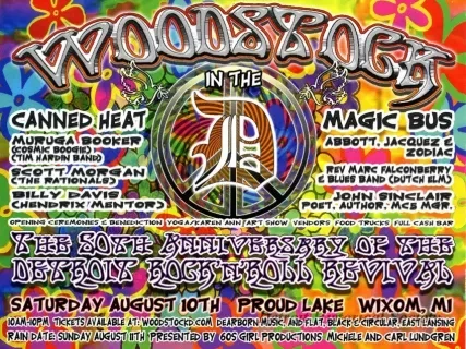 Card, Advertising - Woodstock in the D