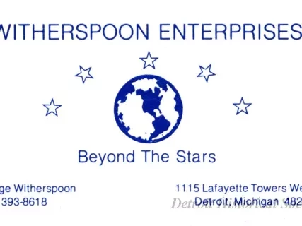 Card, Business - Witherspoon Enterprises