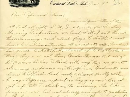 letter - Michigan Military Academy