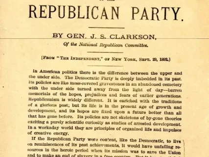 Booklet - The Policies of the Republican Party