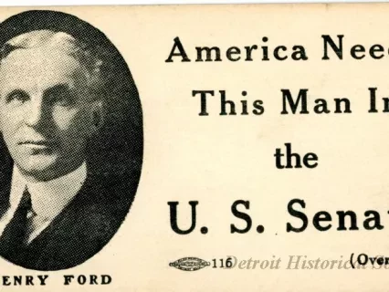 Card, Political - America Needs
This Man In
the U.S. Senate