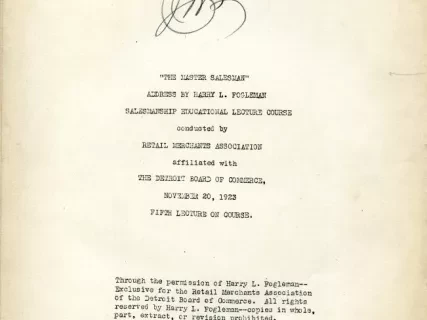 Transcript - The Master Salesman