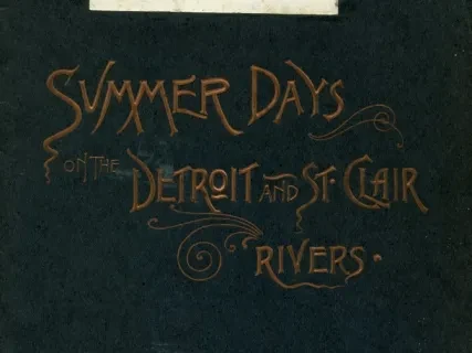 Booklet - Summer Days on the Detroit and St. Clair Rivers