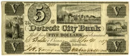 Currency - The Detroit City Bank