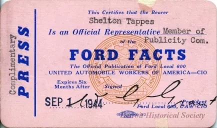 Card, Admittance