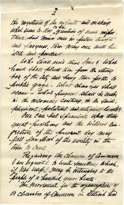 Letter - The Chamber of Commerce