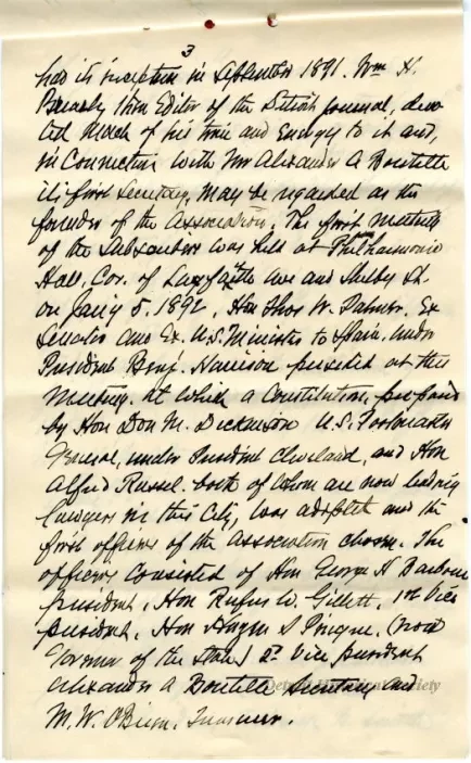 Letter - The Chamber of Commerce