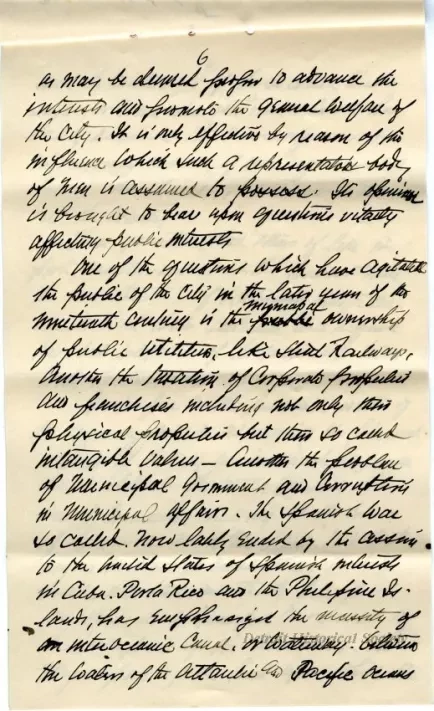 Letter - The Chamber of Commerce