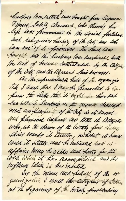 Letter - The Chamber of Commerce
