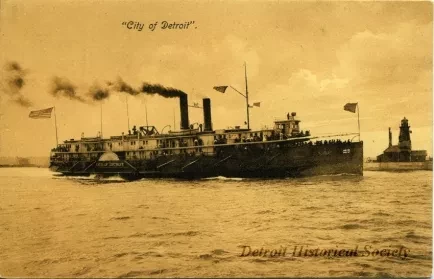 Postcard - "City of Detroit"