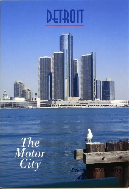 Postcard - Detroit, The Motor City