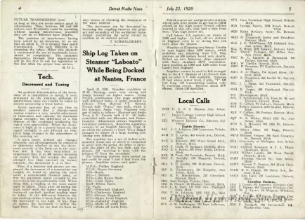 Newsletter - Detroit Radio News, Vol. 1, No. 6
