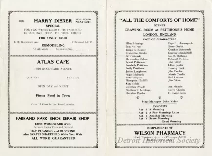 Program, Theater