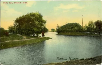 Postcard - Belle Isle, Detroit, Mich.