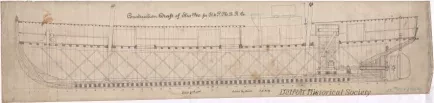 Drawing, Technical - Construction Draft of Strs. 59/60 for Ft.& P.M. R.R. Co.