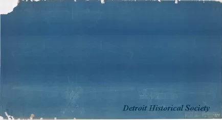 Blueprint - Commercial Monoplane (Stout Type), 
Three Seater Aerial Sedan, Pack. [Packard] Engine #744