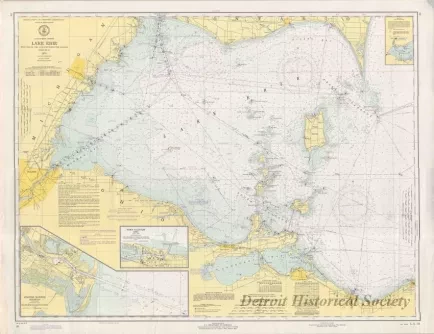 Chart, Navigational - Lake Erie,
West End of the Lake Including the Islands