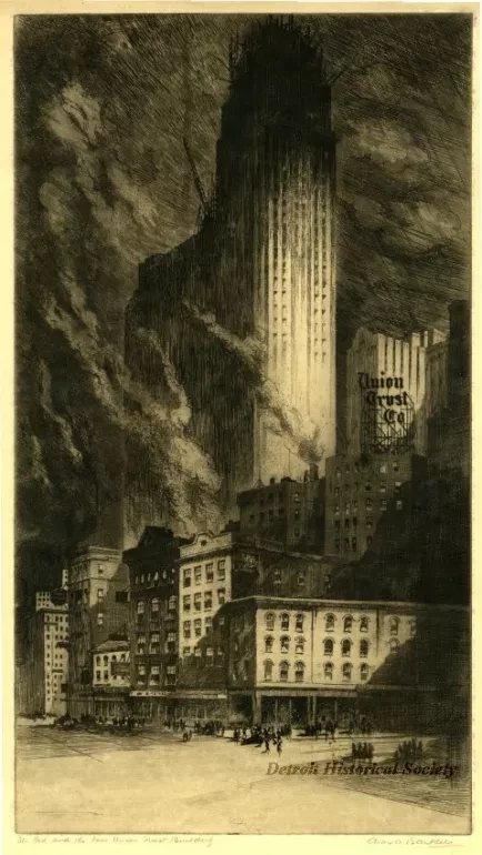 Print - The Old and the New Union Trust Building