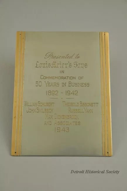Plaque, Award
