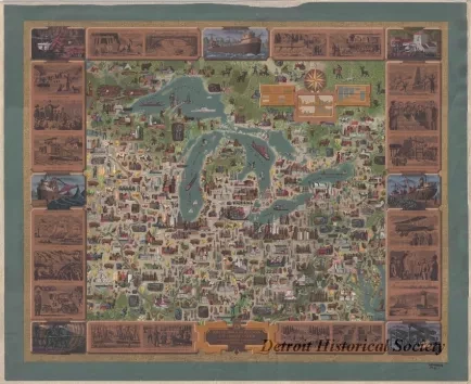 Print - 100 Years in the Region of the Great Lakes;
Oglebay, Norton & Company, from 1854