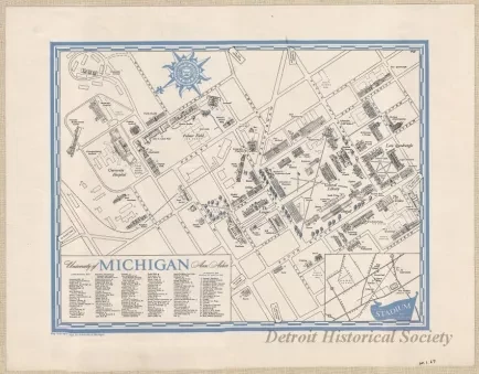 Map - University of Michigan, Ann Arbor