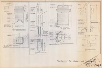 Blueprint - Historic Fort Wayne,
Post Hospital Restoration