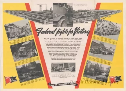 Poster - Federal Fights for Victory