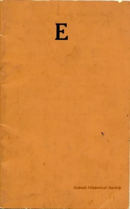 Booklet