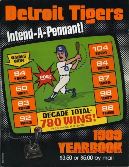 Yearbook - Detroit Tigers 1989 Yearbook